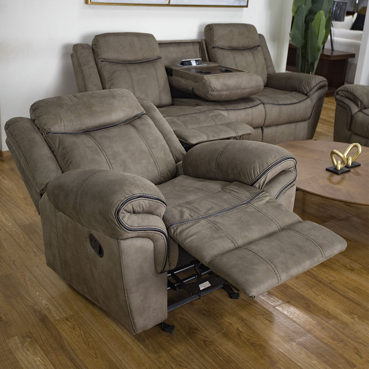 Sillon Reclinable Stanley Cafe Individual