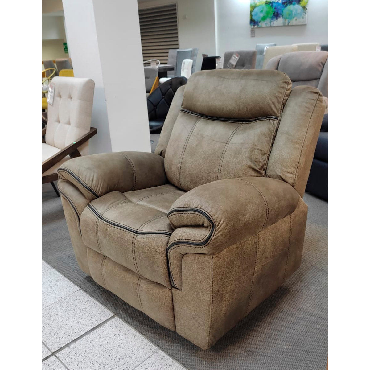 Sillon Reclinable Stanley Cafe Individual