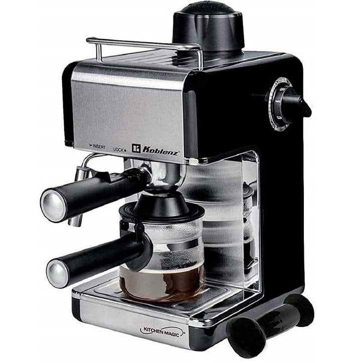 Cafetera Espresso Koblenz de 4 Tazas CKM-650 EIN Acero Inoxidable