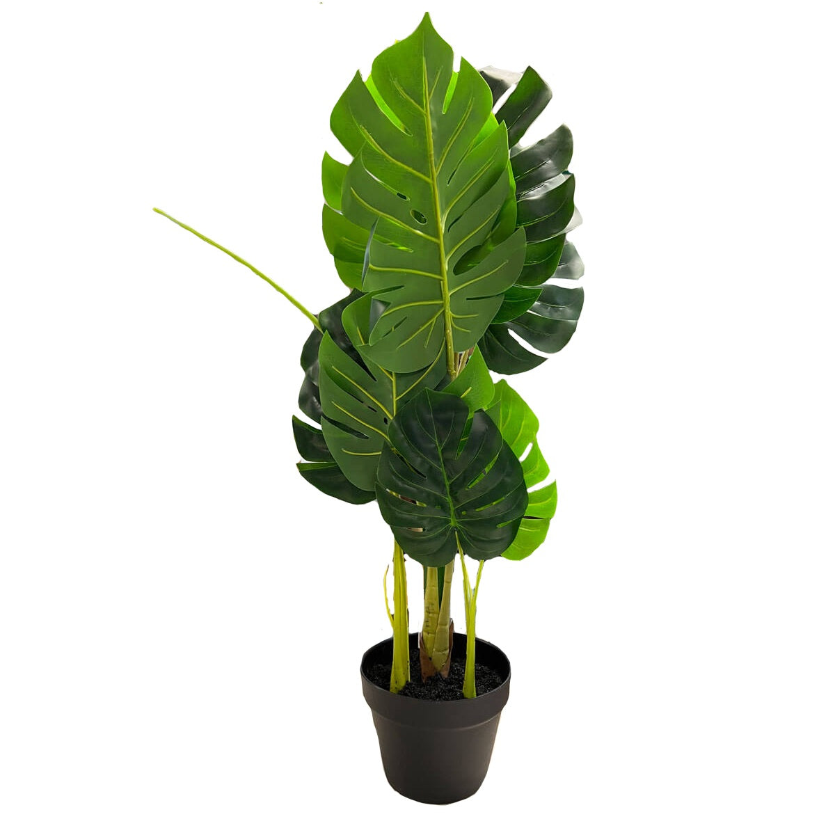 planta plastico Planta Artificial Decorativa Monstera – Foly Muebles la mueblería más grande de la región