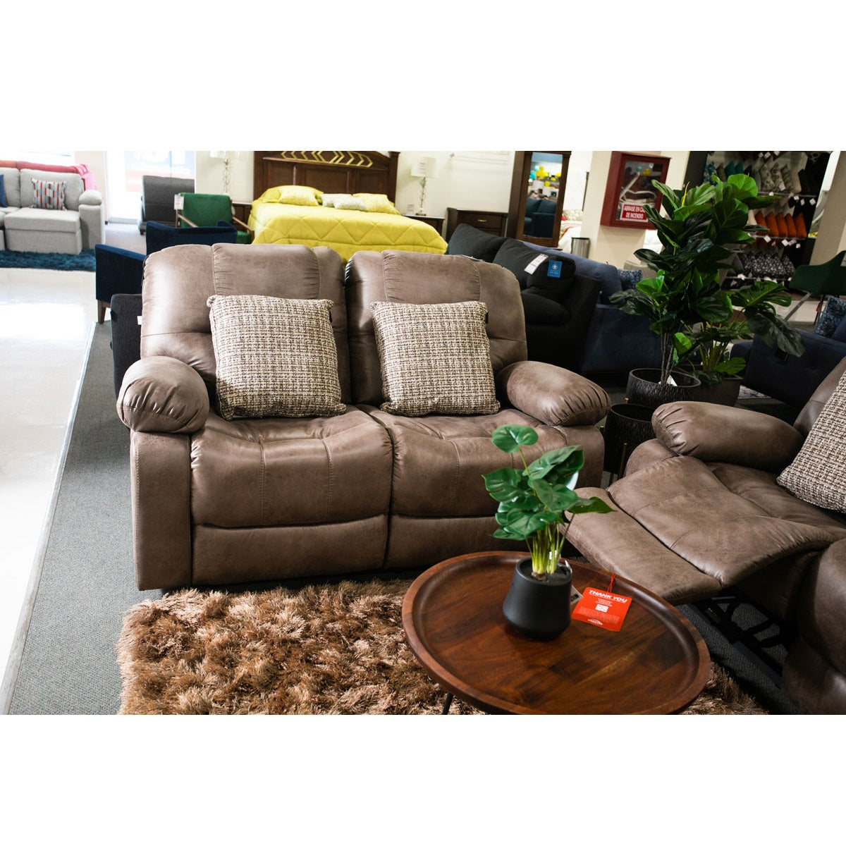 Love Seat Reclinable Robin Montana Caf̩